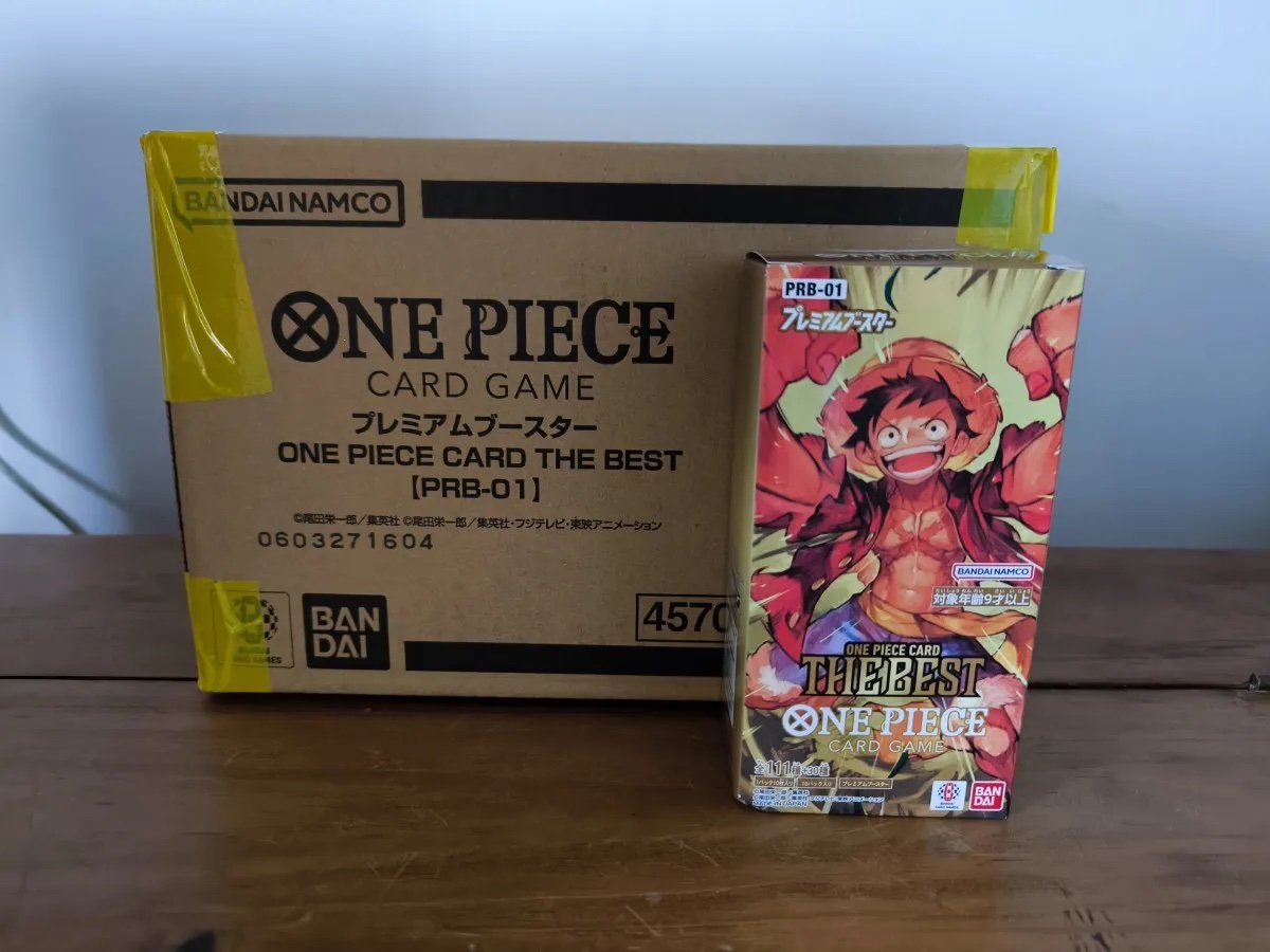 One Piece Box PRB01 The Best PRB-01 Card Game Japanese Booster Display Sealed